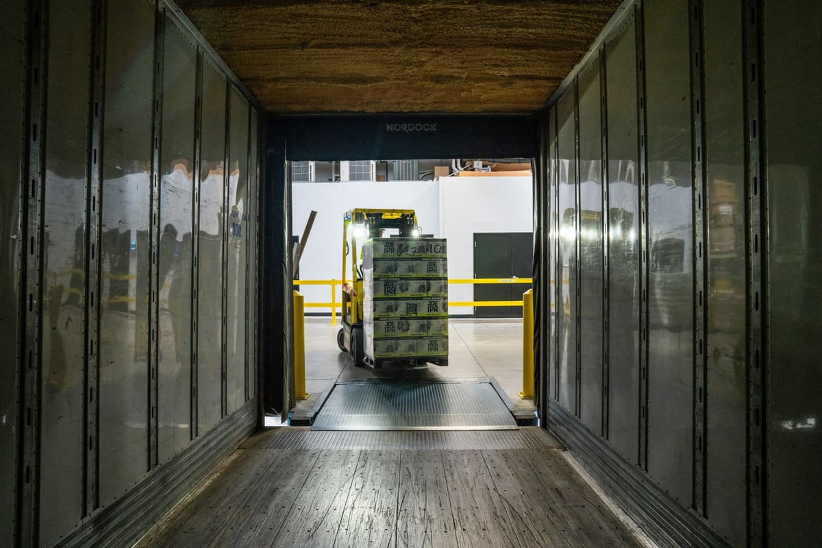 Forklift and port logistics equipment
